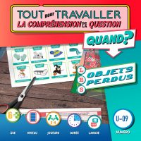 Tout pour travailler la compréhension de la question « QUAND? » - Les objets perdus