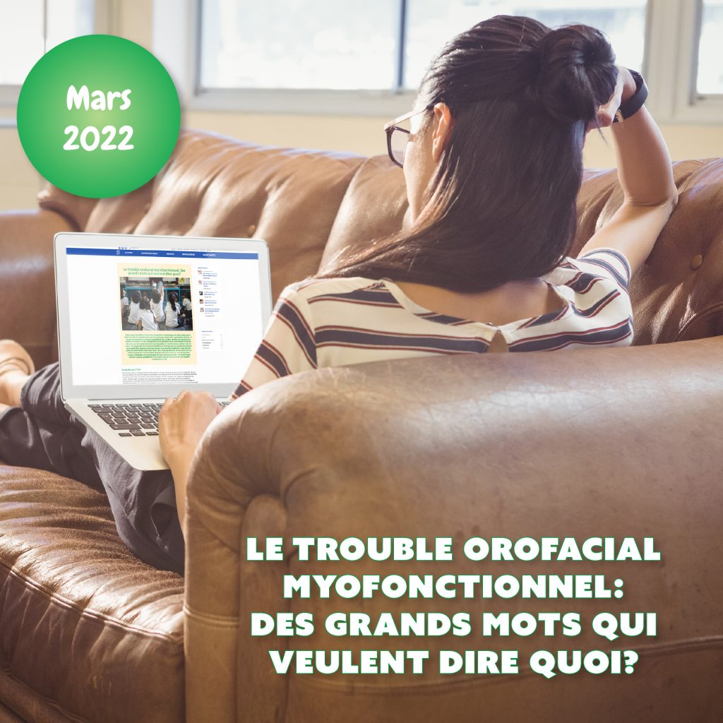 Deux Mot Qui Veulent Dire La Meme Chose Le trouble orofacial myofonctionnel: des grands mots qui veulent dire