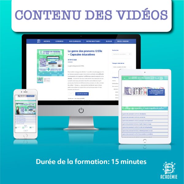 Le genre des pronoms  Il/Elle - Capsules éducatives – Image 2