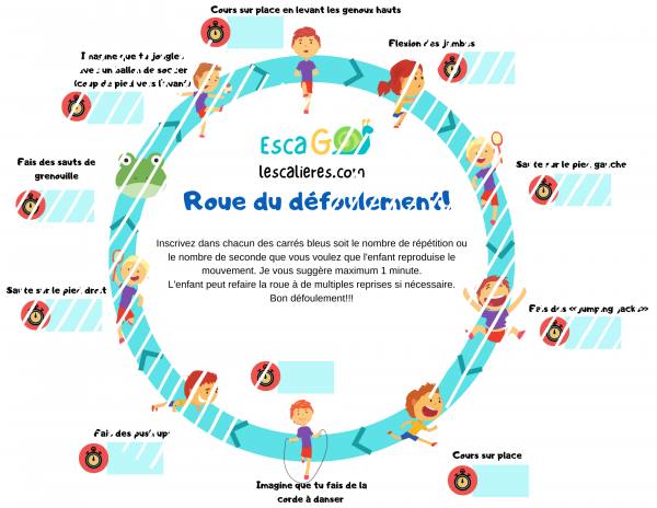 Roue du défoulement