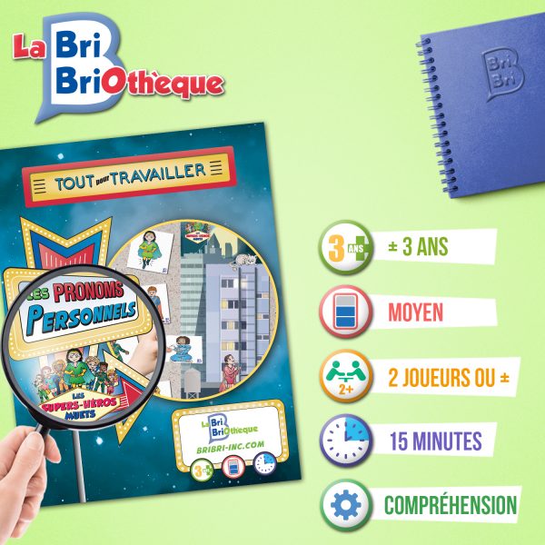 TPT les pronoms personnels - Les super-héros muets – Image 2